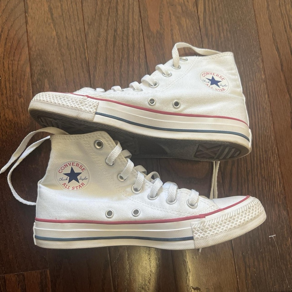 White High Top Converse